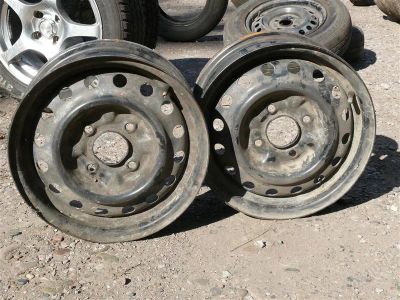 Лот: 2097156. Фото: 1. Пара штампованных дисков R14 4х114... Диски