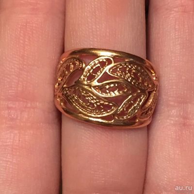 Лот: 12792485. Фото: 1. Кольцо. Позолоченное. НОВОЕ. пр-во... Кольца, перстни