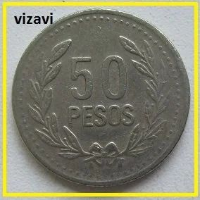 Лот: 16346710. Фото: 1. Колумбия 50 песо 2008 (8). Америка