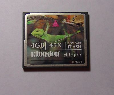 Лот: 4347669. Фото: 1. Kingston CompactFlash Elite Pro... Карты памяти
