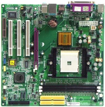 Лот: 912776. Фото: 1. Материнская плата Epox EP-8HMMI-A... Материнские платы