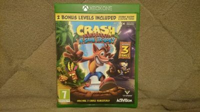Лот: 16830962. Фото: 1. crash bandicoot n sane trilogy. Игры для консолей