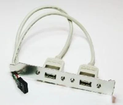 Лот: 11065950. Фото: 1. Планка в корпус USB 2.0 на 2 порта... Шлейфы, кабели, переходники