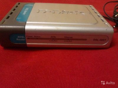 Лот: 5990459. Фото: 1. D-link adsl router dsl-500t. Маршрутизаторы (роутеры)