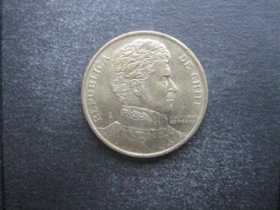 Лот: 3741163. Фото: 1. Чили 1 песо. Америка