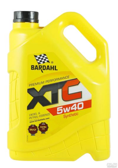 Лот: 15316311. Фото: 1. Bardahl 5W40 XTC SN/CF 5L. Масла, жидкости