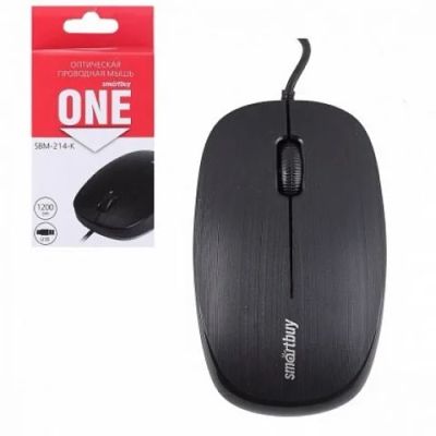 Лот: 16552685. Фото: 1. Проводная Мышь SmartBuy One SBM-214-K. Клавиатуры и мыши