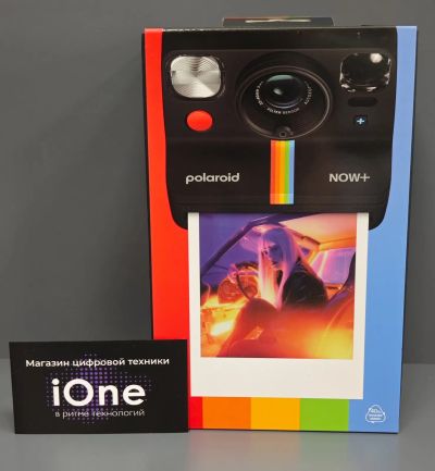 Лот: 23542288. Фото: 1. Polaroid Now+ Generation 2 Black... Polaroid