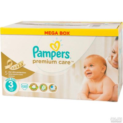 Лот: 8364370. Фото: 1. Памперсы Pampers premium care... Детская гигиена