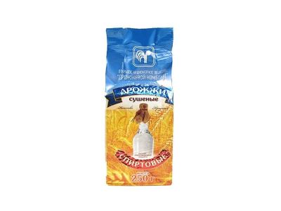 Лот: 12716318. Фото: 1. Дрожжи спиртовые 250 г. Крупы, сыпучие продукты