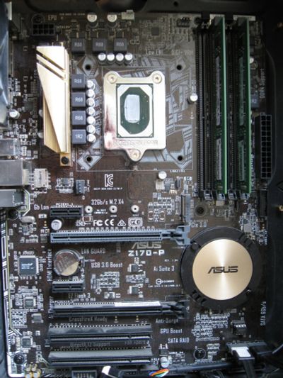 Лот: 18926879. Фото: 1. Asus Z170-P + QTJ2 (i5-10400). Комплекты запчастей