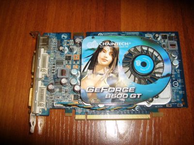 Лот: 4804082. Фото: 1. Видеокарта PCI-E Geforce 8600GT... Видеокарты