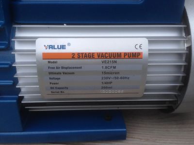 Лот: 11817424. Фото: 1. Насос вакуумный Value VE215N. Насосы циркуляционные, нагнетательные