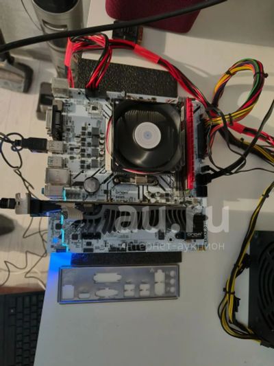 Лот: 24679323. Фото: 1. Ryzen 5 1400 + B450 + 16Gb RAM. Комплекты запчастей