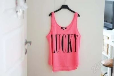 Лот: 2192729. Фото: 1. Майка-туника LUCKY. Футболки, топы и майки