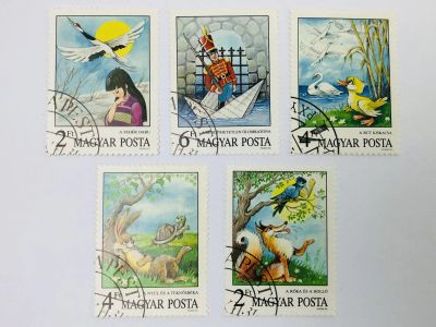 Лот: 23314183. Фото: 1. Сказки: Белый Журавль. Гадкий... Марки