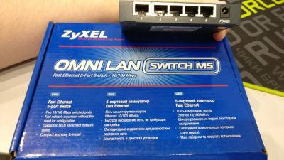 Лот: 16250704. Фото: 1. Коммутатор Zyxel Omni LAN Switch... Коммутаторы