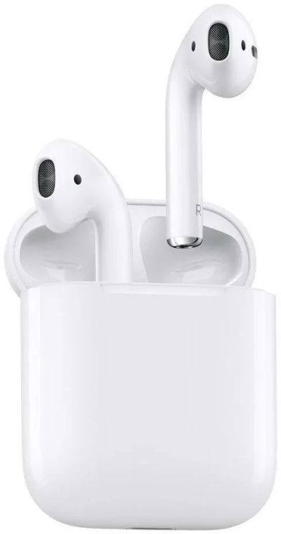 Лот: 15483257. Фото: 1. Наушники Apple AirPods с беспроводным... Наушники, гарнитуры