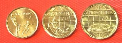 Лот: 11569836. Фото: 1. Аргентина. Набор монет 20, 50... Наборы монет