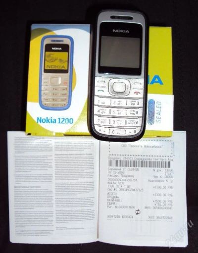 Лот: 120384. Фото: 1. Nokia 1200 б/у. Кнопочные мобильные телефоны