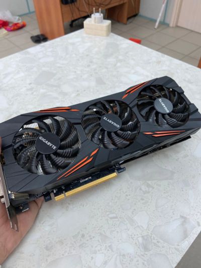 Лот: 24392640. Фото: 1. Видеокарта gigabyte gtx 1070 8gb... Видеокарты