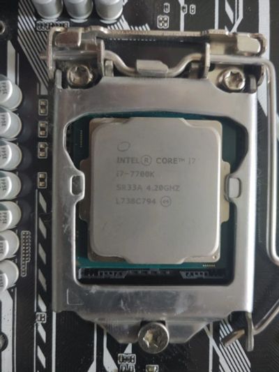 Лот: 20715689. Фото: 1. комплект на i7-7700k. Комплекты запчастей