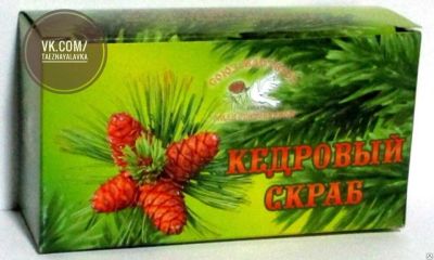 Лот: 12840488. Фото: 1. Кедровый скраб для тела, 200 гр... Уход за телом