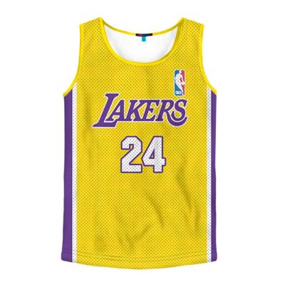 Лот: 12201888. Фото: 1. Мужская спортивная майка 3D "Lakers... Подарки на 23 февраля