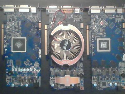 Лот: 7224424. Фото: 1. 2-е нерабочих видеокарты Asus... Видеокарты