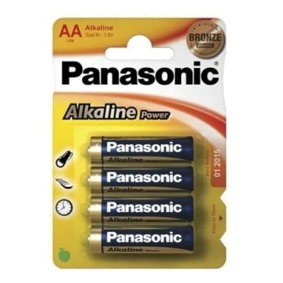 Лот: 22979074. Фото: 1. Батарейка AA Panasonic Alkaline... Батарейки, аккумуляторы, элементы питания