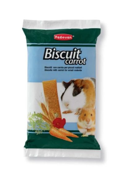 Лот: 5838878. Фото: 1. Лакомство Padovan Biscuit Carrot... Корма