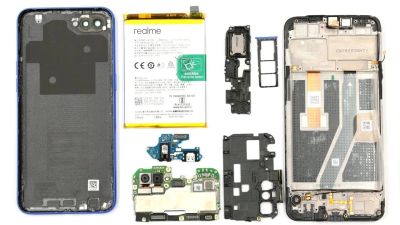 Лот: 20856833. Фото: 1. Средняя часть корпуса Realme C21Y... Корпуса, клавиатуры, кнопки