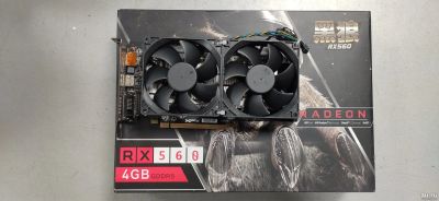 Лот: 17421113. Фото: 1. Radeon RX 560 (XFX 560 4G D5 1295M... Видеокарты