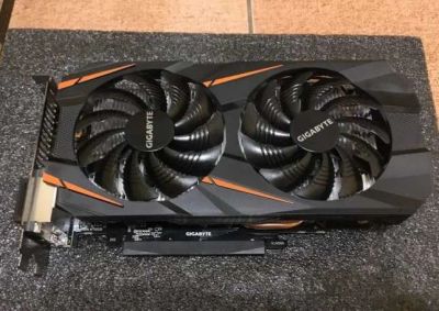 Лот: 10603393. Фото: 1. Gigabyte GeForce GTX 1060 WF OC... Видеокарты
