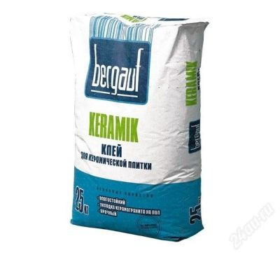 Лот: 2168169. Фото: 1. Клей плиточный Bergauf Keramik... Клеи, герметики, пена монтажная, клейкие ленты