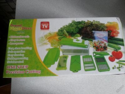 Лот: 7400685. Фото: 1. Овощерезка "Nicer Dicer Plus". Кухонные аксессуары
