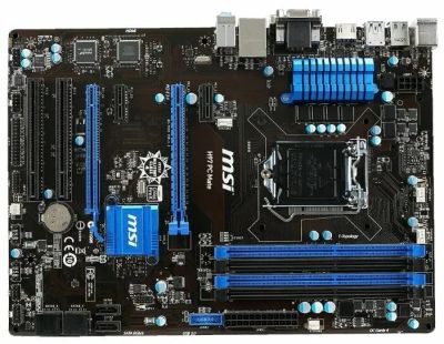 Лот: 15881625. Фото: 1. Материнская плата MSI H97 PC Mate. Материнские платы