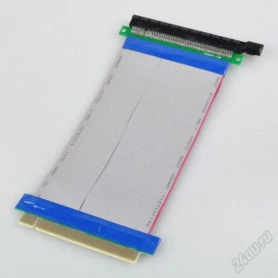 Лот: 3660778. Фото: 1. Удлинитель (райзер) riser PCI-E... Шлейфы, кабели, переходники