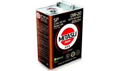 Лот: 20073211. Фото: 1. MITASU GOLD PLUS 0W20 SP, GF-6A... Масла, жидкости