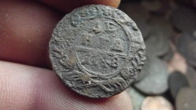 Лот: 11073712. Фото: 1. Денга 1748 года. Вся информация... Россия до 1917 года