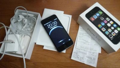 Лот: 9002307. Фото: 1. iPhone 5s | Space Gray | 16Gb... Смартфоны