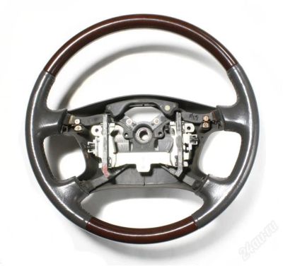 Лот: 2879550. Фото: 1. Кожаный руль от Mark II, Cresta... Салон