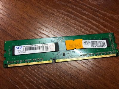 Лот: 13501934. Фото: 1. NCP (NCPH8AUDR-13M88) 2GB DDR3... Оперативная память