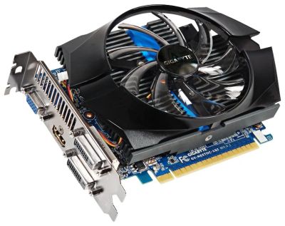 Лот: 3601440. Фото: 1. Видеокарта PCI-E Gigabyte GeForce... Видеокарты