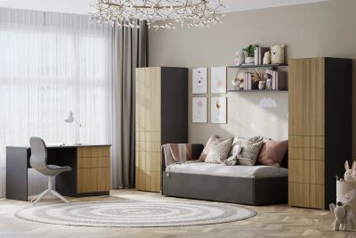 Лот: 23908562. Фото: 1. Модульная детская Hoff Оскар. Комплекты детской мебели