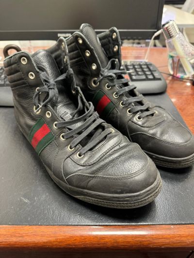 Лот: 24696621. Фото: 1. Кроссовки Gucci оригинал. Кеды, кроссовки, слипоны