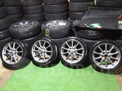 Лот: 14404771. Фото: 1. Honda Enkei R17 + Bridgestone... Шины на дисках