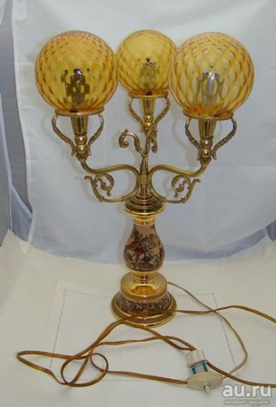 Лот: 12886910. Фото: 1. C.Florentine лампа винтажная Охота... Предметы интерьера и быта