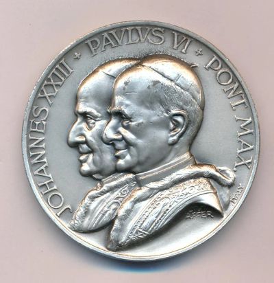 Лот: 7870700. Фото: 1. Ватикан Медаль Папа Павел VI... Сувенирные