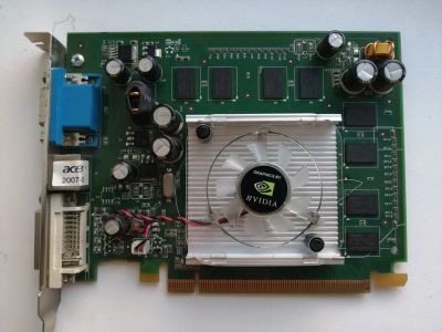 Лот: 14593008. Фото: 1. Leadtek Geforce 7650 GS 256MB... Видеокарты